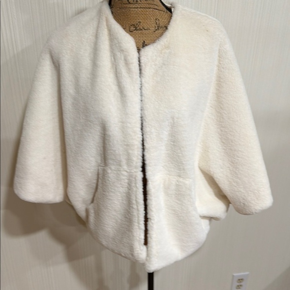 Marc New York Cream Teddy Jacket